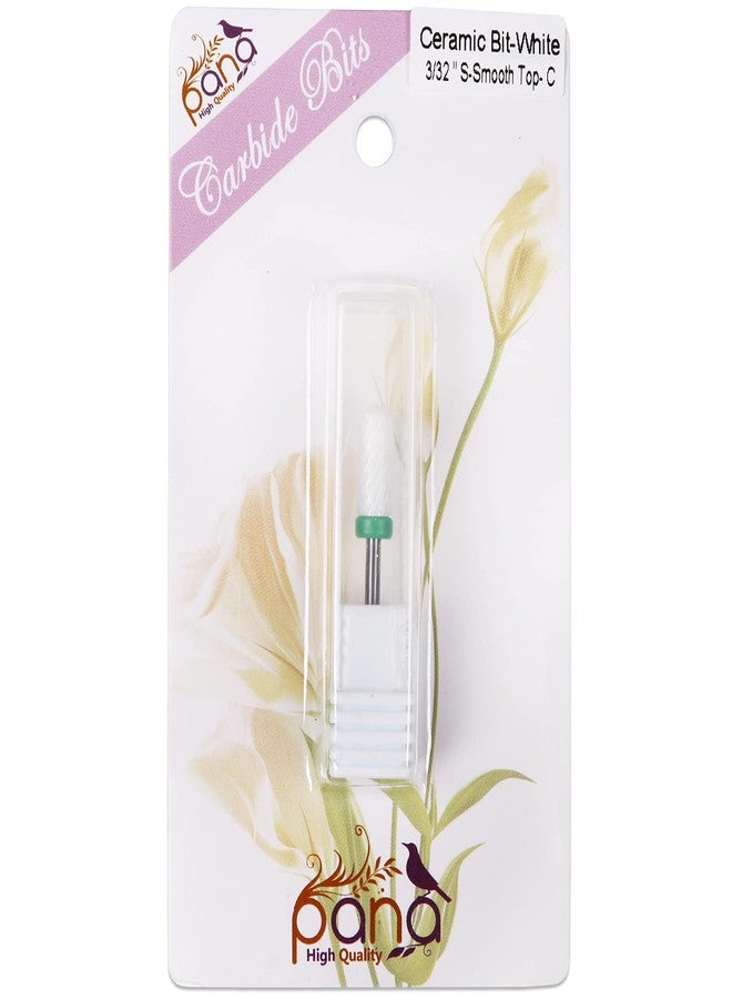 PANA Smooth Top Small Barrel 3/32" Ceramic Bit - Coarse Grit - Fast remove Acrylic or Hard Gel Nail Drill Bit for Manicure Pedicure Salon Professional or Beginner - Image 5